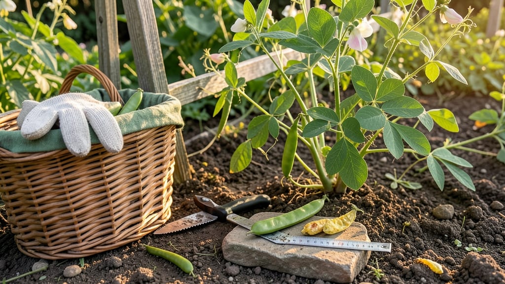 When to Harvest Garden Peas: Pod Size & Color Cues for Peak Sweetness