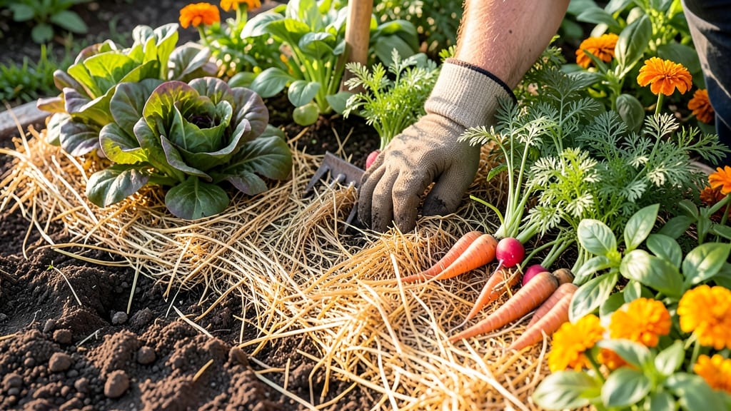 Straw Mulch for Garden Beds: Weed Control and Moisture Retention Explained
