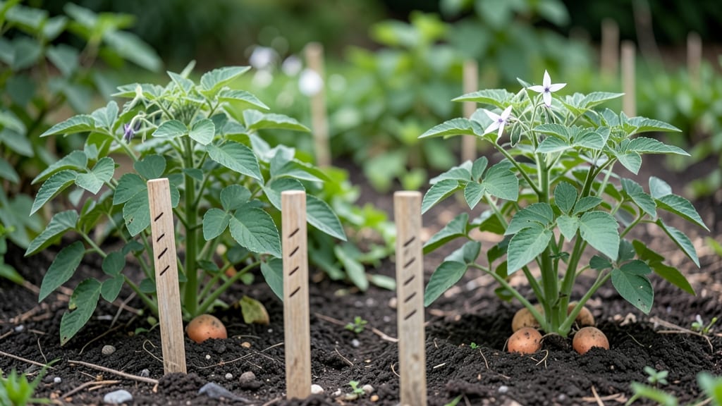 Potato Spacing in Garden: Optimal Distances for Bush vs Vining Varieties