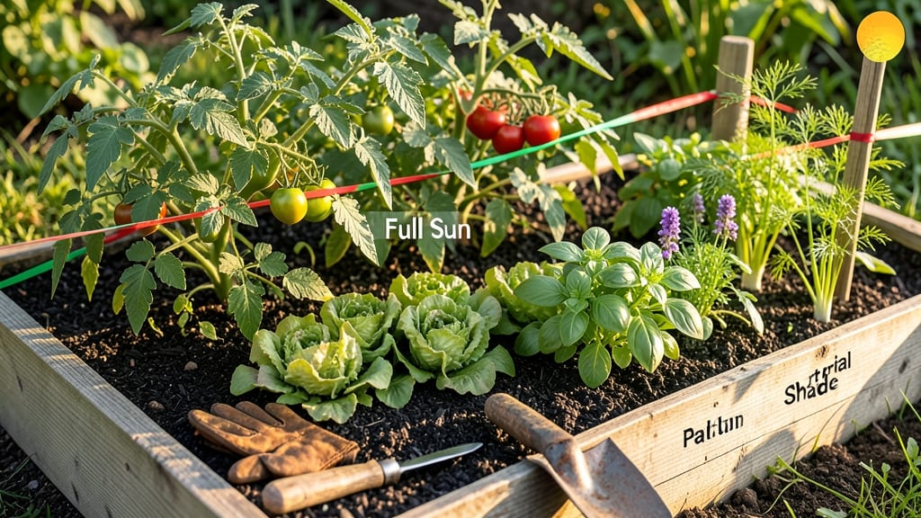 How Much Sun Does a Veggie Garden Need: Light Needs by Crop Type for Maximum Growth