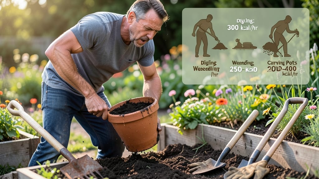 Calories Burned Gardening: Exact Numbers for Common Tasks and Time Spent