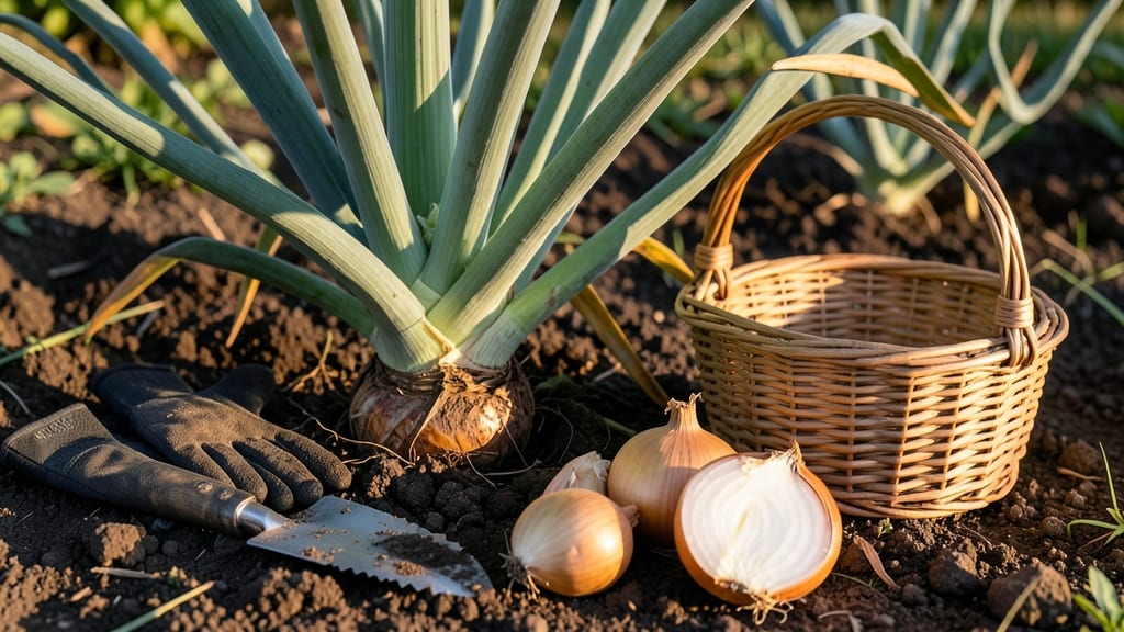 When to Harvest Onions From the Garden: Top Test for Pungency and Size