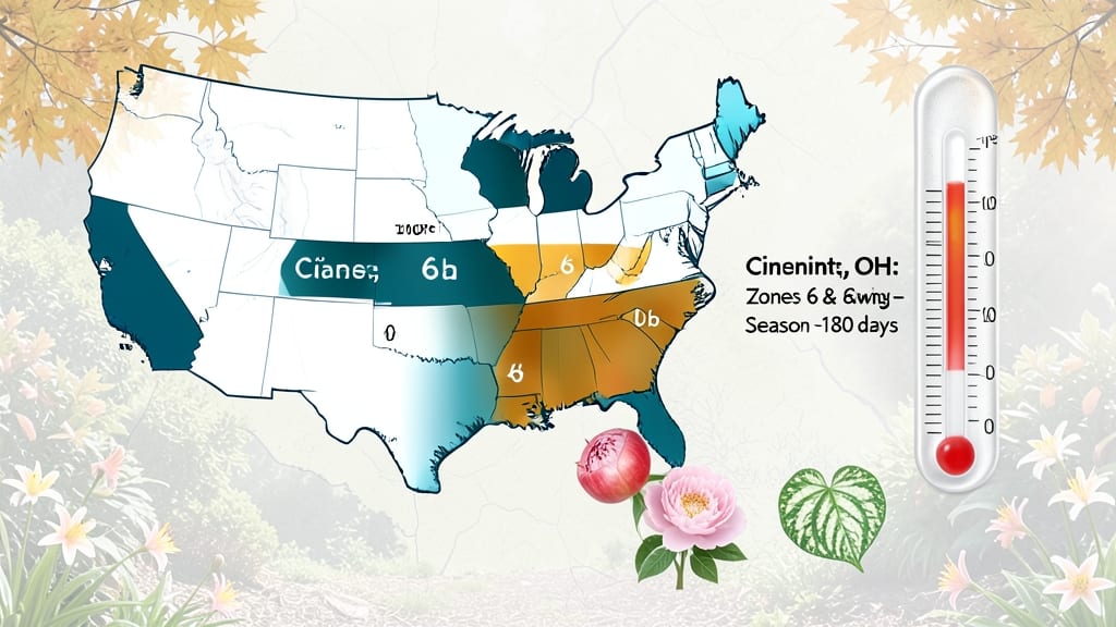 What Gardening Zone Is Cincinnati Ohio: USDA Zones 6a to 6b (With Microclimate Variations)