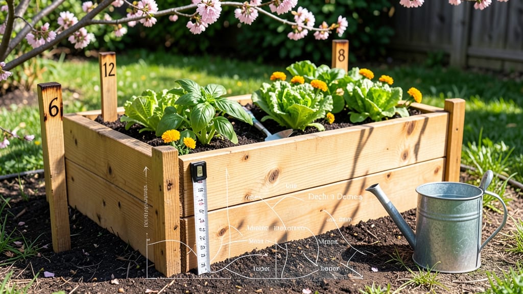 Raised Garden Bed Height: Optimal Levels for Root Depth & Drainage
