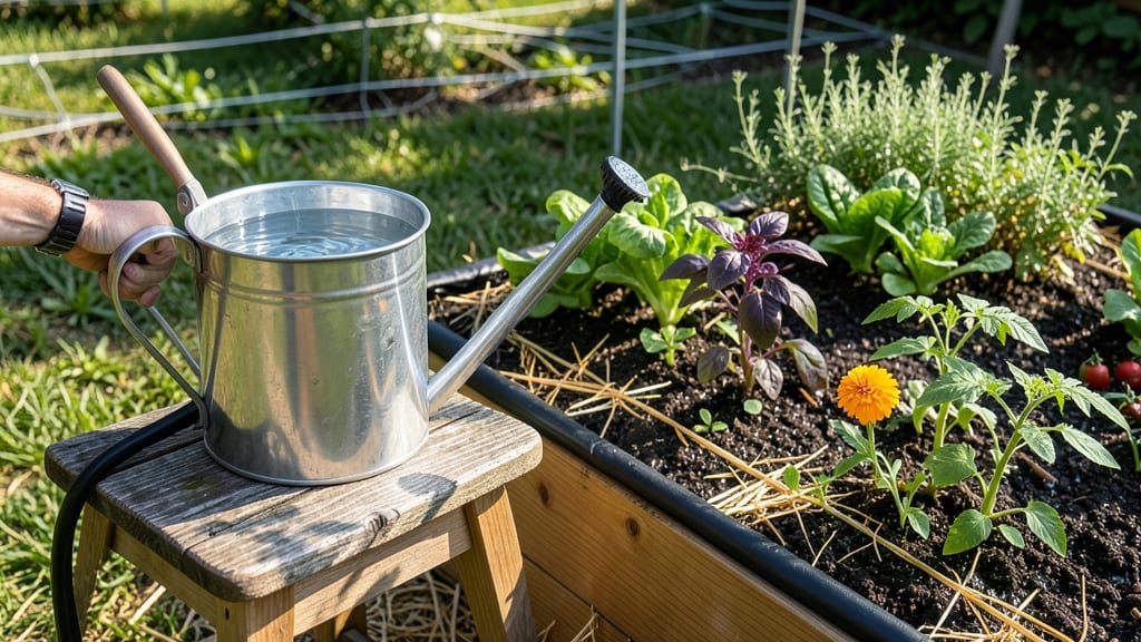 Garden Bed Watering: Smart Timing for Root Health & Zero Waste
