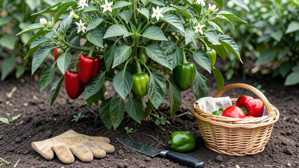 When to Pick Bell Peppers From Garden: Color-Coded Ripeness Chart for Perfect Harvest