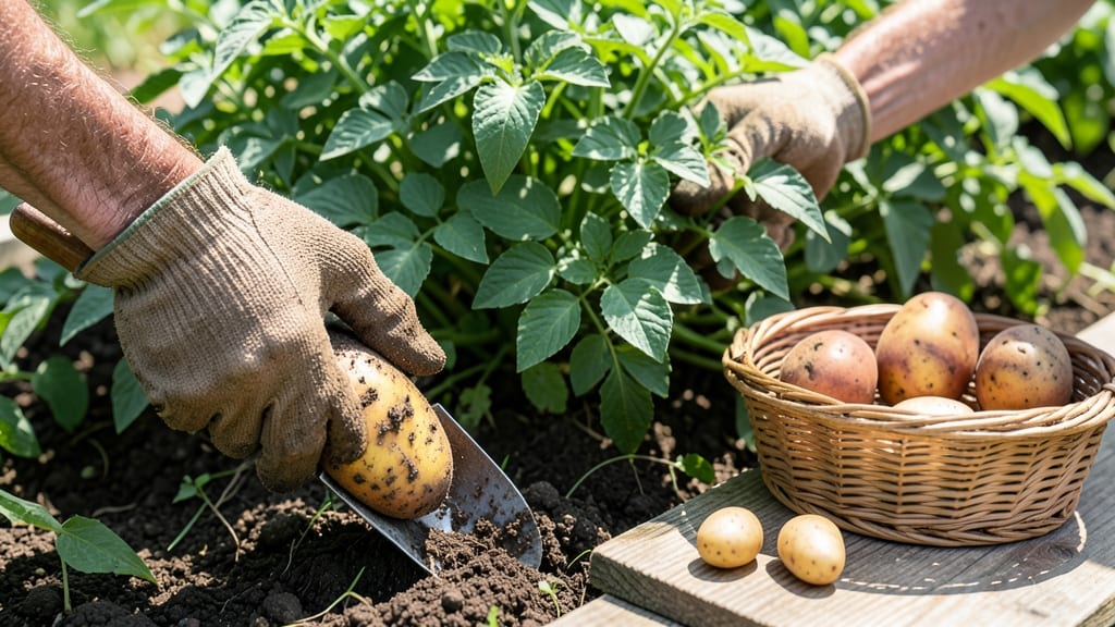 When to Harvest Potatoes from Garden: 3 Tactile Tests for Zero-Waste Digging