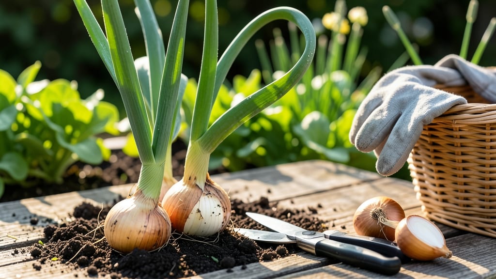 When to Pull Onions from Garden: Tops Flop Test & Soil Check Guide