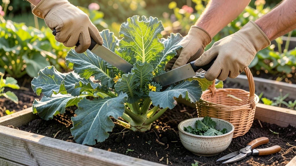 How to Pick Kale From Garden: Ripeness Tests for Harvesting Young Leaves