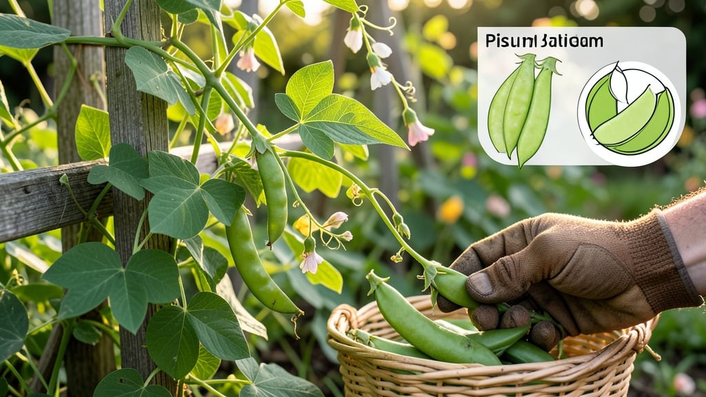 When to Pick Peas From Your Garden: 3 Visual Cues for Sweetest Harvests