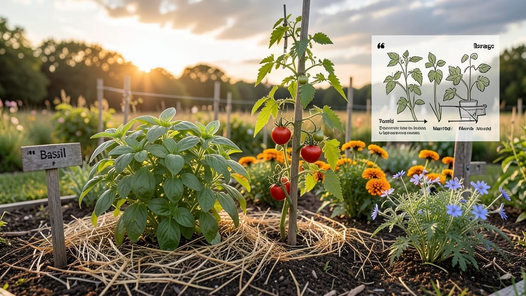 Companion Garden Layout: 3D Spacing Cheat Sheet for Pest-Free Growth