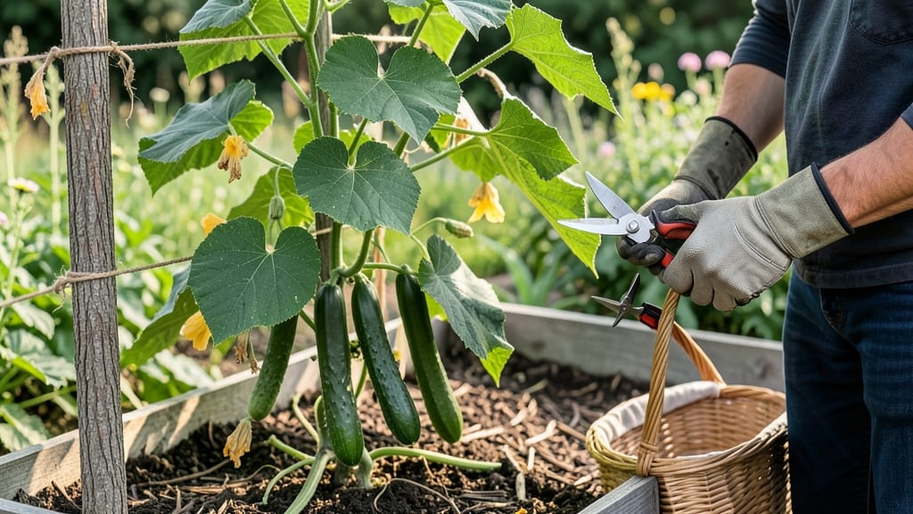 When to Pick Cucumbers From Garden: 3 Tactile Tests for Peak Crunch and Sweetness